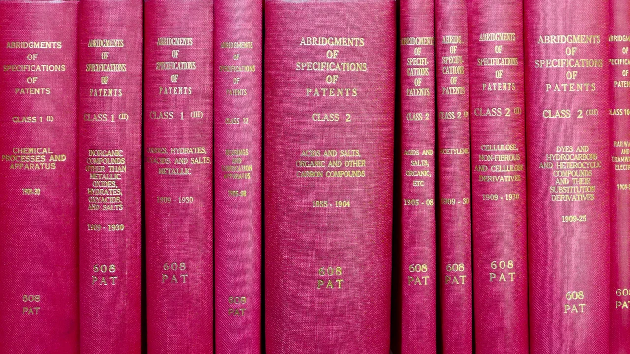 Shelf of UK law and statute books in a library